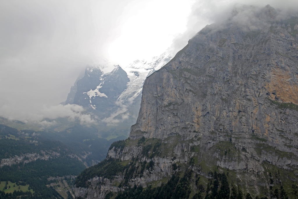Schwarzmönch and Eiger Glacier