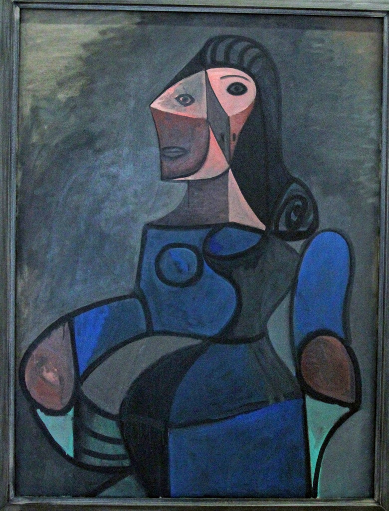 Woman in Blue